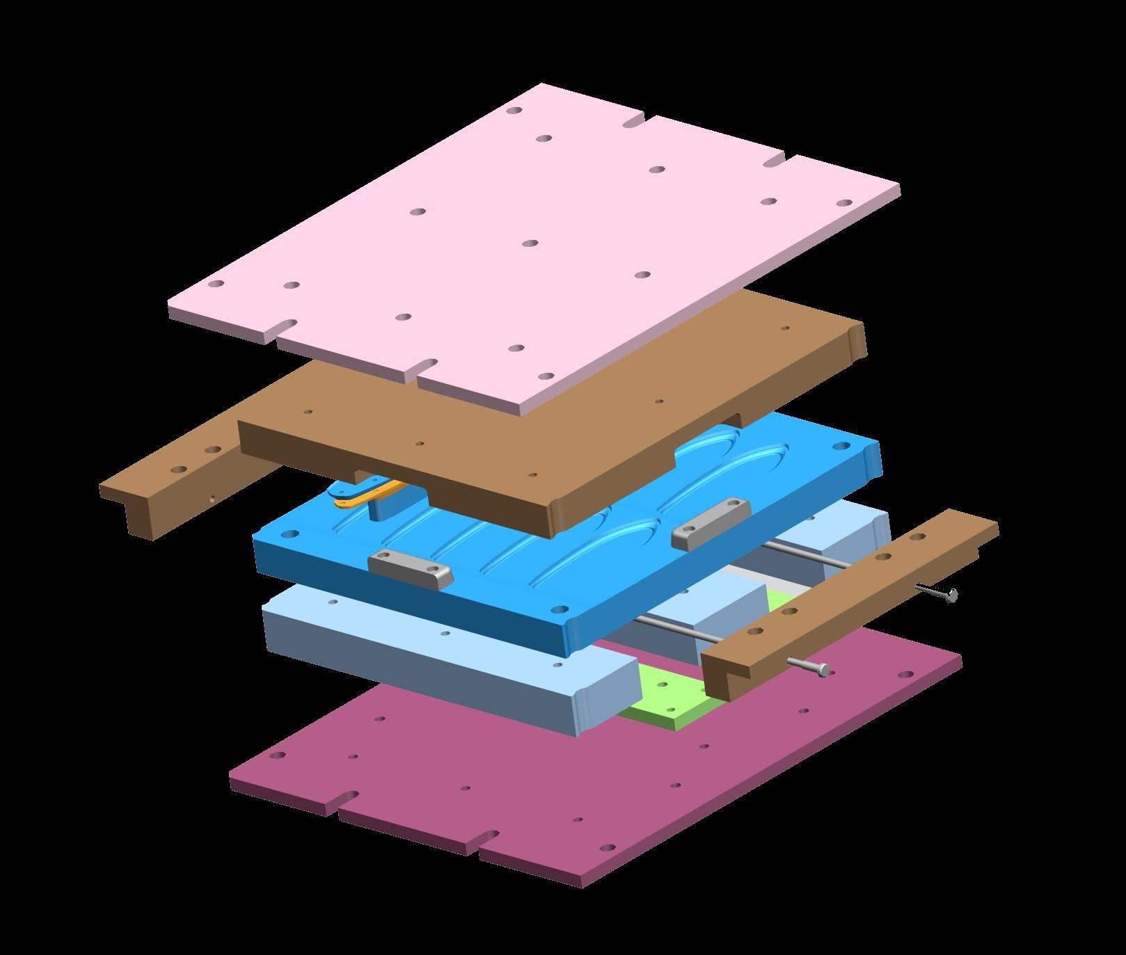硅橡膠產品模具3D